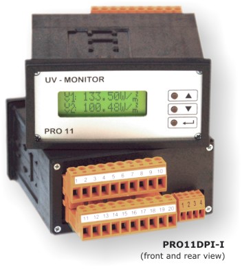 ultraviolet monitor for measuring UV intensity UV monitor for measuring UV intensity